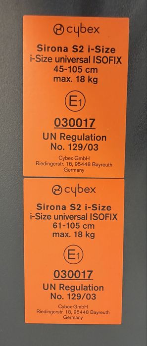 Cadeira Auto I-Size Sirona S2 Cybex Soho Grey