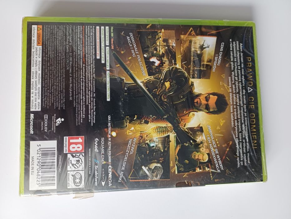 Deus Ex Bunt Ludzkości XBOX 360 Nowa Polskie wydanie