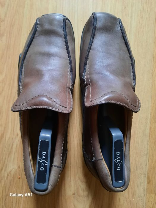 Мужские кожаные мокасины Clarks 42 p.