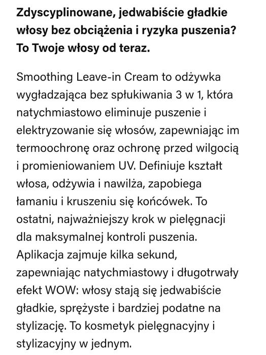 Mudii leave in cream termoochrona, wygładzenie,pielęgnacja, stylizacja