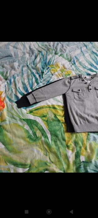 Sweter swetry komplet zestaw 4-5 lat elegancki