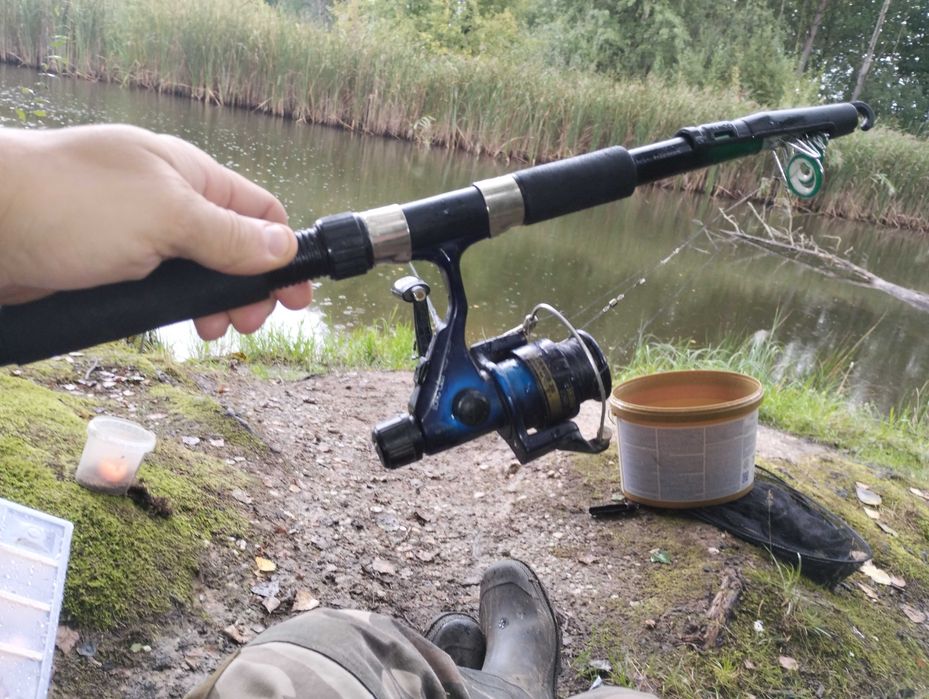Wędka teleskopowa+ kulki proteinowe gratis