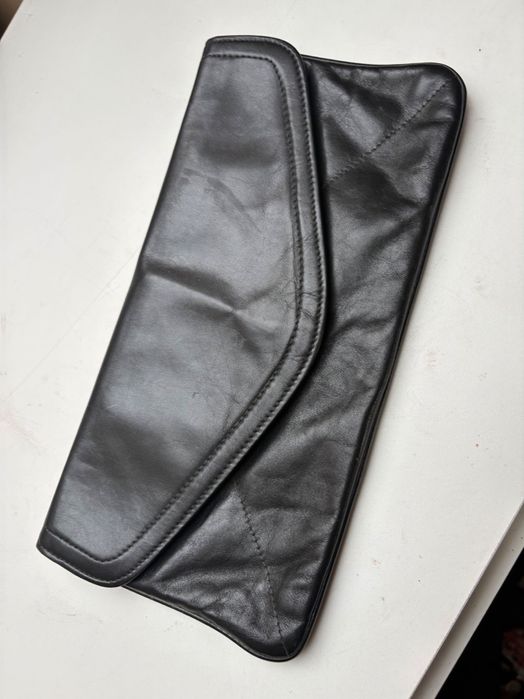 Kopertówka czarna skóra naturalna