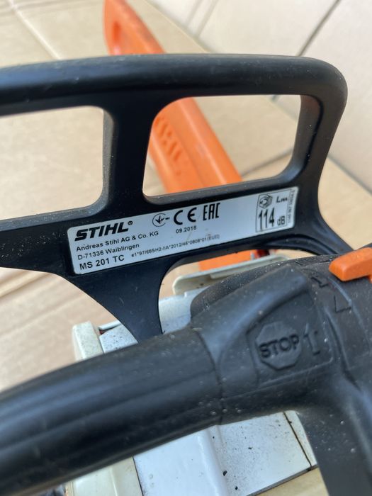 Stihl  MS 201 TC pilarka  spalinowa , ciesielska , aborystyka .