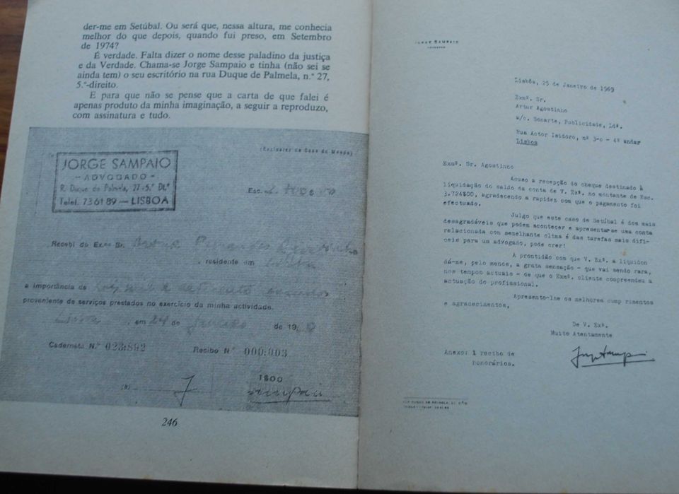 Português Sem Portugal de Artur Agostinho - 1ª Edição 1977