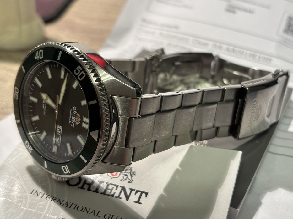 Orient Mako Diver zielony - zestaw