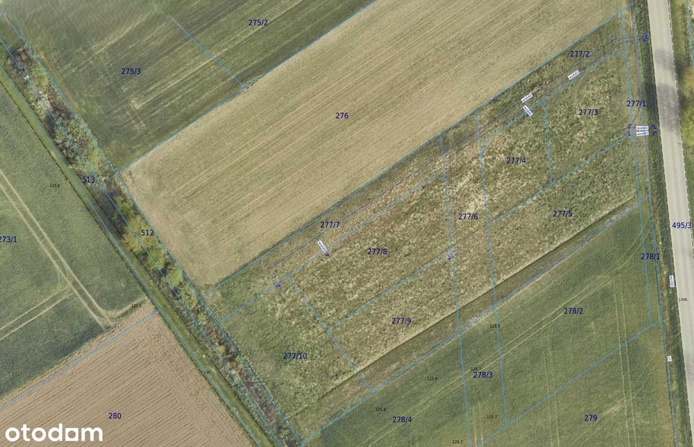 Działka budowlana 806 m² z mediami, blisko lasu - Widok 5
