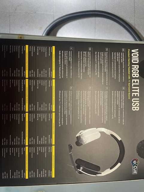 Corsair Void Elite RGB USB Headset 7.1 Branco