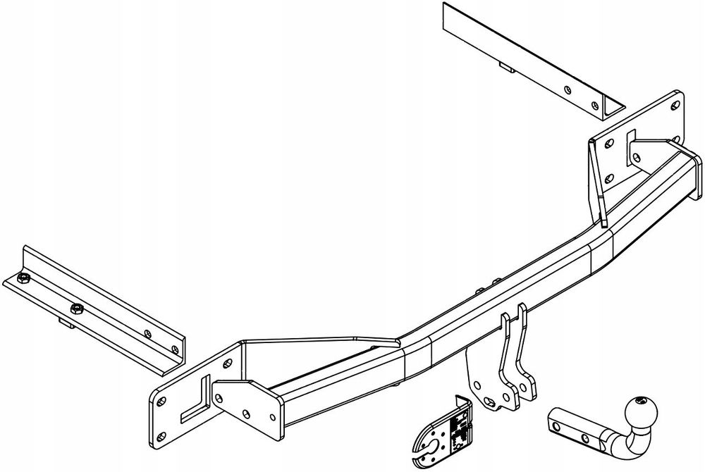 hak holowniczy opel meriva b minivan 2010-2017r (mpv) (s10)