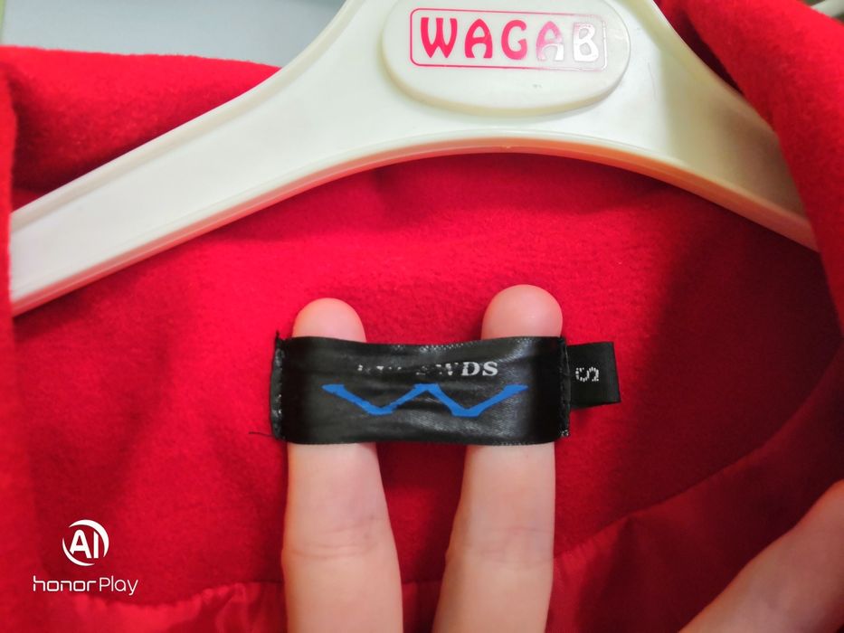 Płaszczyk czerwony, rozmiar S