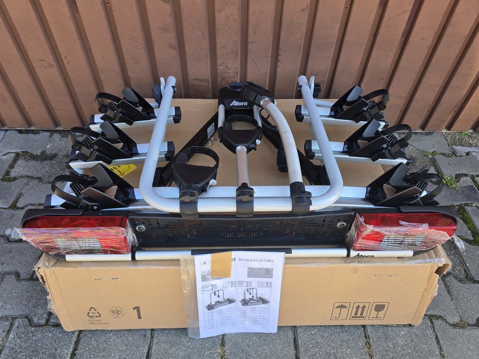 Bagażnik rowerowy na 3 4 rowery hak Atera Strada Sport 2/3 SEV platforma