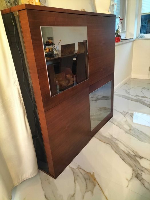 Meble drewniane do salonu (komplet) firmy Mikołajczyk