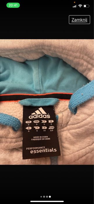 Bluza addidas unisexs 40zl.m/l