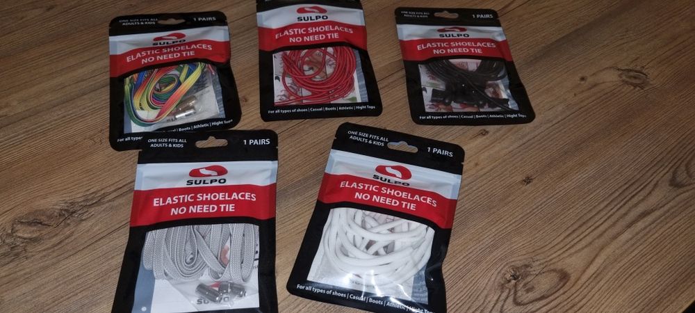 Sznurówki gumowe różne