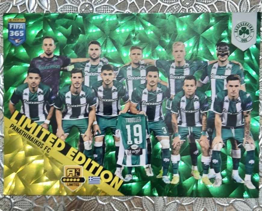 Karta piłkarska Panathinaikos FC Panini 365 FIFA  2023 Limited X