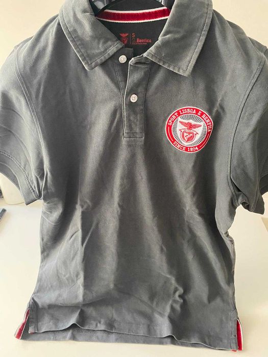 Polo cinzento Benfica