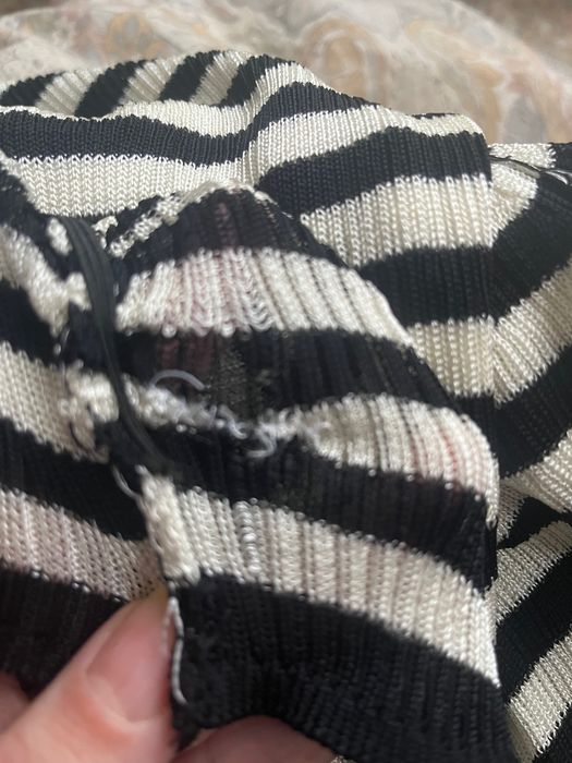 Free people Bluzka w paski czarno białe