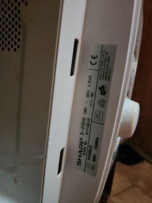 Микроволновая печь sharp r613(w)