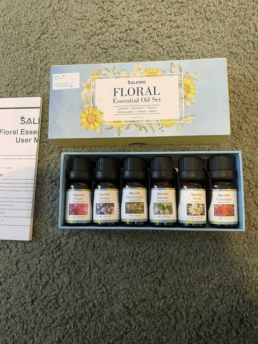 Floral Olejki eteryczne Frezja, piwonia, jaśmin, geranium,neroli 03026