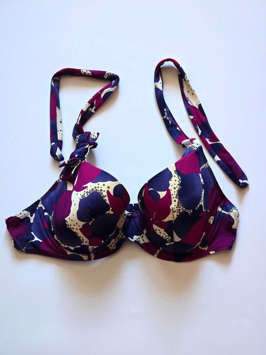 Luksusowy stanik kąpielowy Aubade Paris 80C  Floral