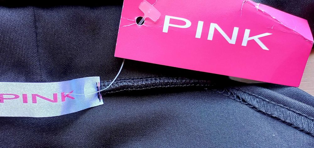 Эффектный удлиненный топ блуза туника майка PINK (M/L)
