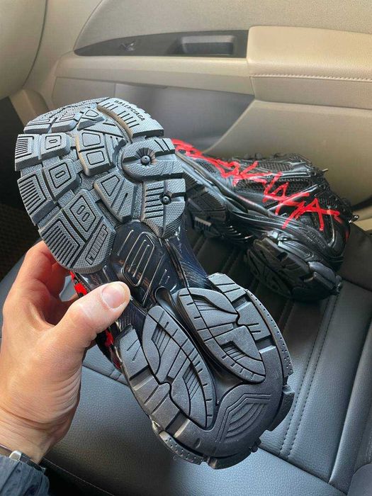 !SALE! Balenciaga Runner Graffiti Black Red 38 39 40 41 42 43 44 45 46
