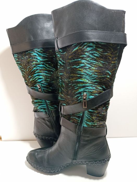 Чоботи жіночі. (Сапоги женские). Натуральна шкіра!!! Демісезонні