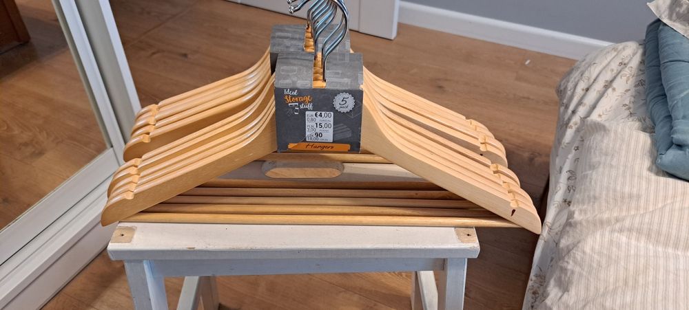 Wieszaki drewniane 10 szt.