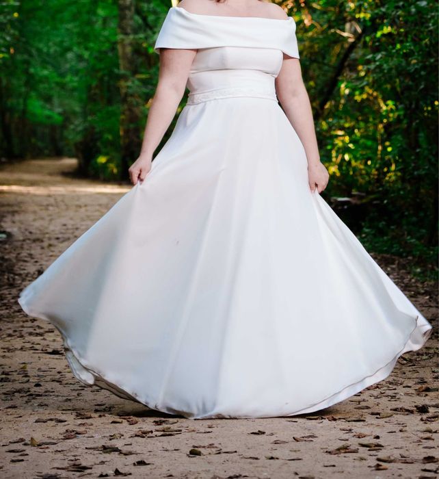 Suknia ślubna, biała