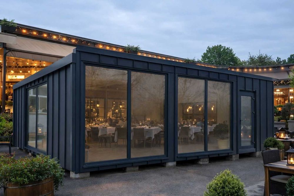 Kontener pawilon gastronomiczny restauracja bar kebab