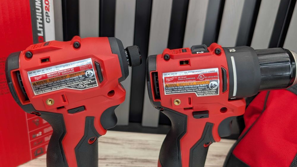 Набір Milwaukee M12 3494-22 Шуруповерт 3401-20 Імпакт 3450-20