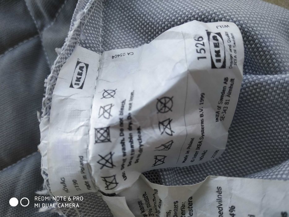 Pokrowiec z materaca Ikei 80x200