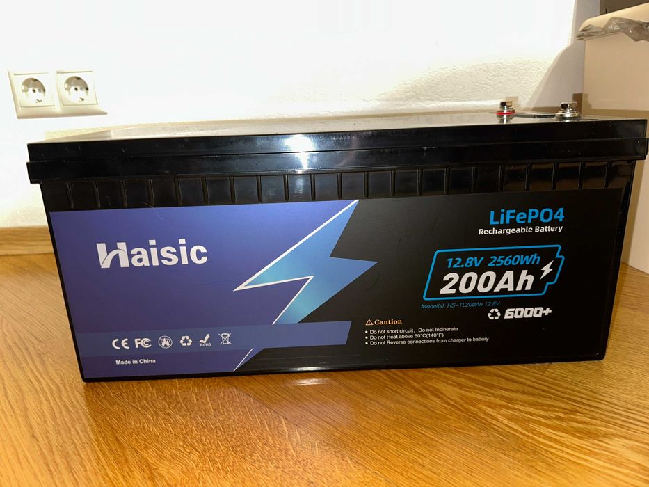 Аккумулятор Haisic LiFePO4 12V/200AH, 2560W*h