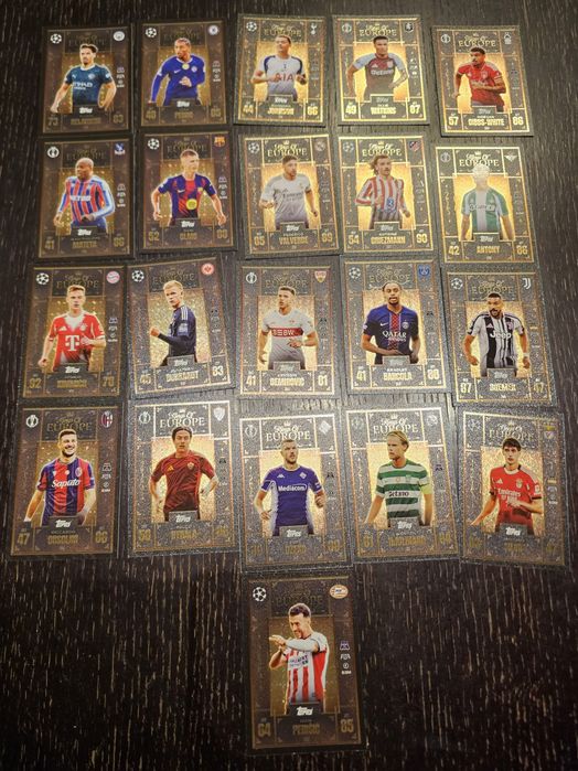 Zestaw kart Kings of Europe, Match Attax Extra  2025/26 Topps