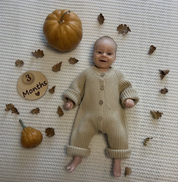 Вʼязаний ромпер 62