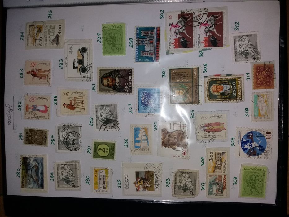 Selos antigos para colecionadores