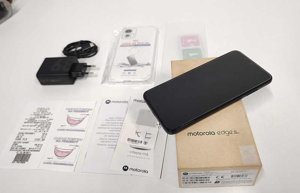 Jak Nowa | Motorola Edge 30 Neo | Black Onyx | Gwarancja