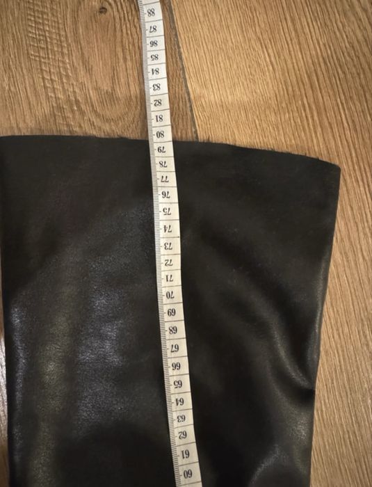 Kozaki typu „skarpetowe”, bardzo wysokie