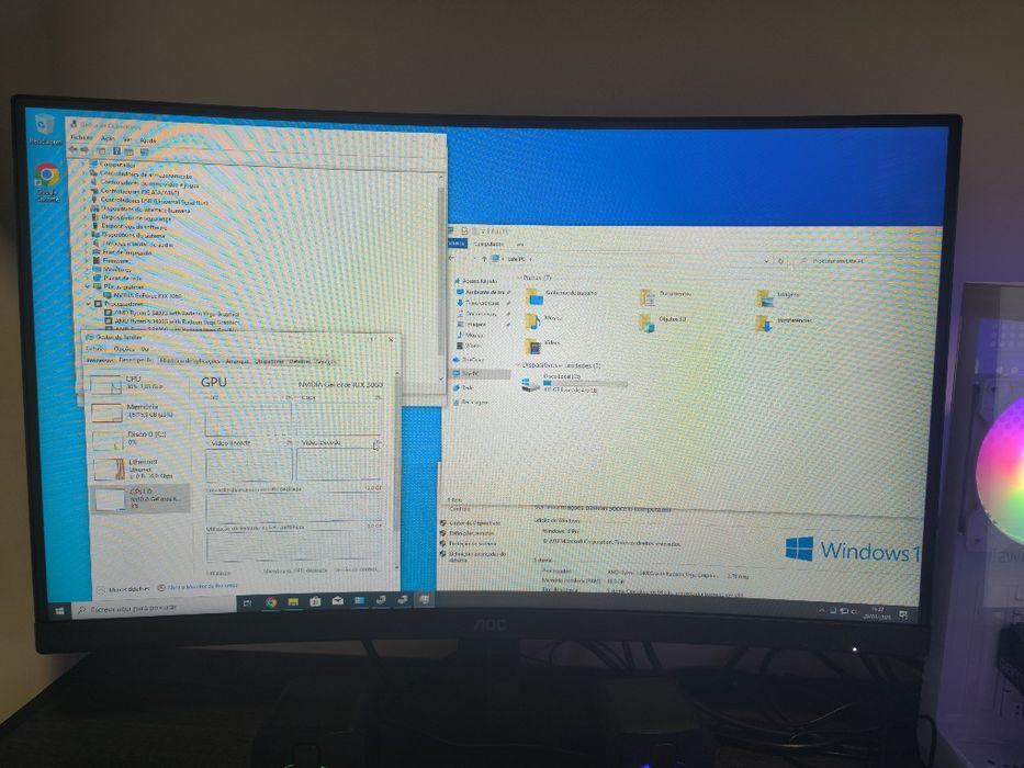 PC Gaming R5 16 Ram 3060RTX + Ecrã+ Periféricos 3x S/ Juros