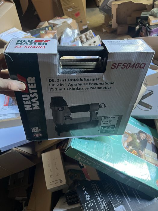 Пневматичний цвяхозабивний степлер Neu Master 2-в-1