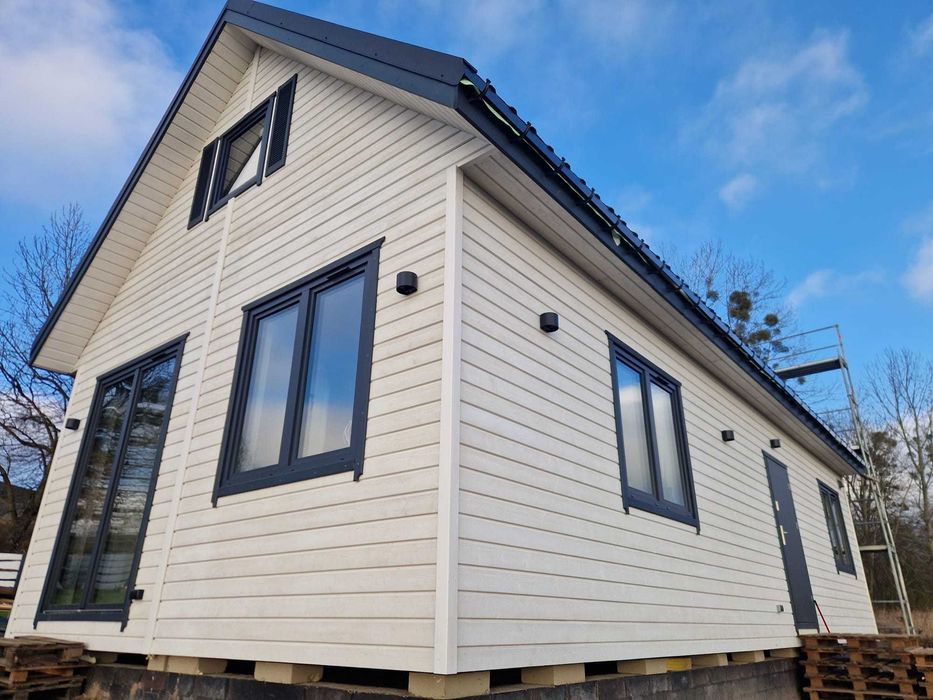 Eco Small House - Dom modułowy 65m2 całoroczny pod klucz,2x33m2, 70m2