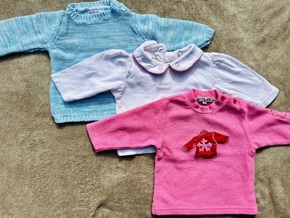 Zestaw, paka ubrań lato dziewczynka, 62/68 Cool club,H&M,Zara 50 szt.