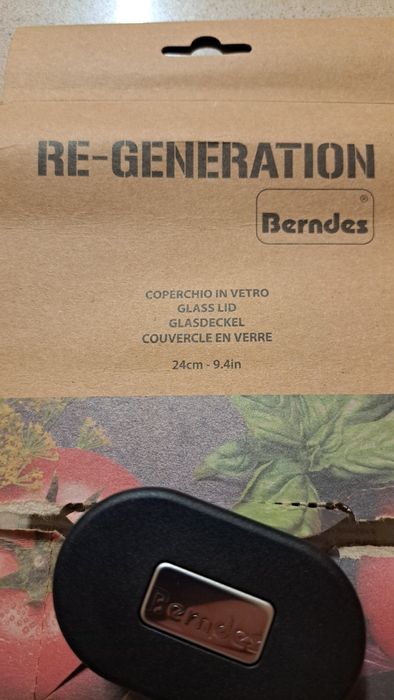 Tampa vidro 24 cm NOVA para tacho ou frigideira