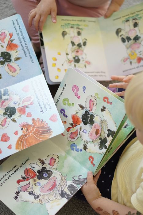 Muunia, trzy książeczki aktywizujące