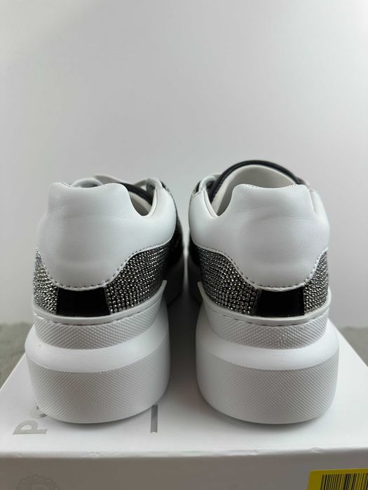 buty damskie trampki skórzane pollini cekiny 37