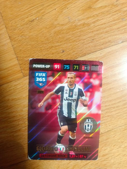 Karta piłkarska Chiellini  Juventus Turyn