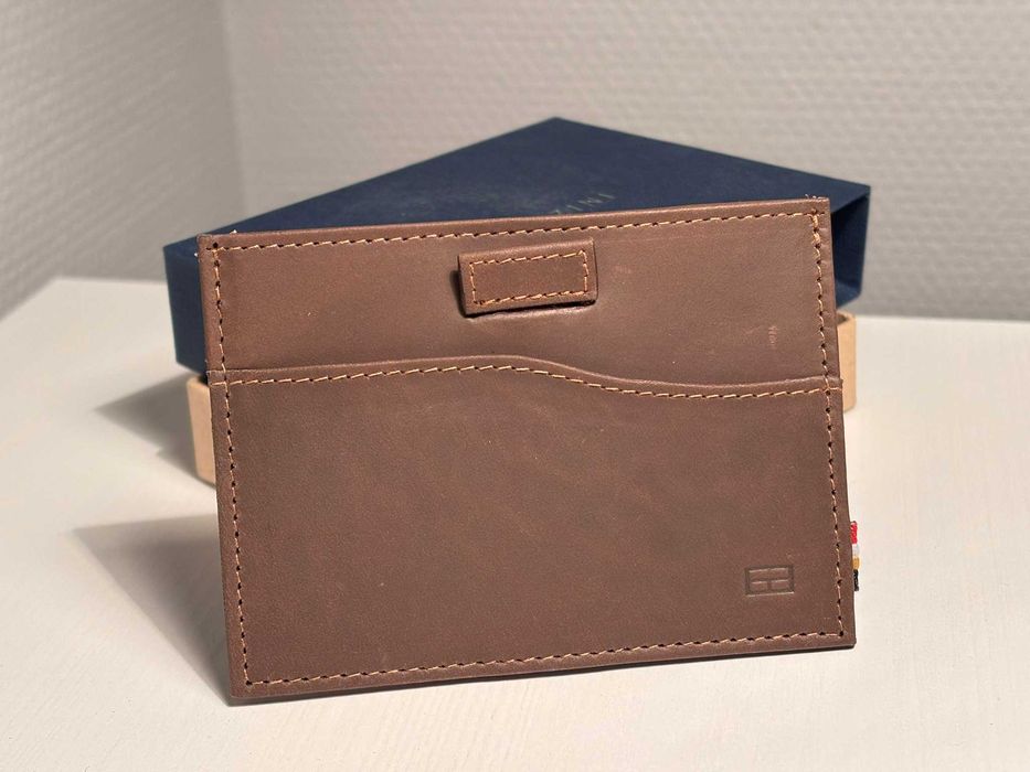 NOWE Eleganckie etui na karty Garzini, skóra licowa