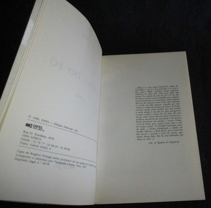 Livro A casa do Pó Fernando Campos Difel