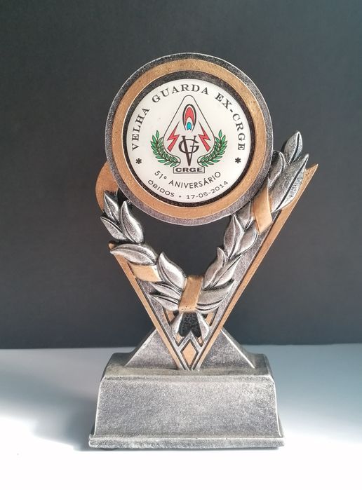 Conjunto 4 troféus da empresa Companhias Reunidas de Gás Electricidade