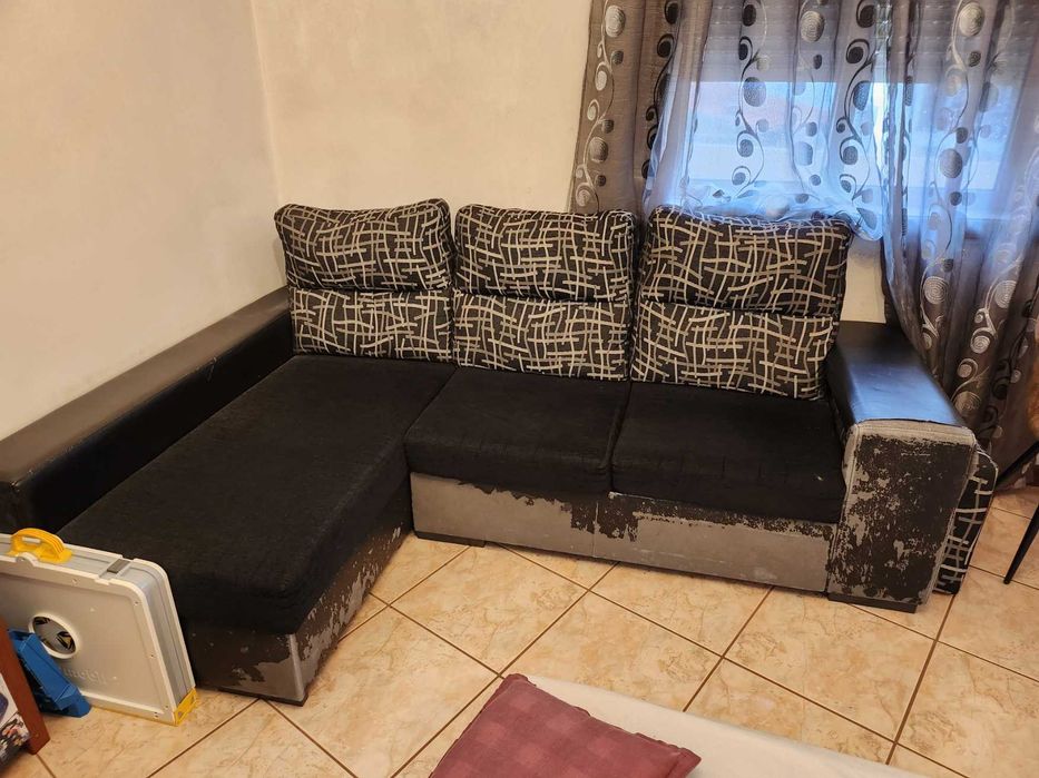 Sofá 3 lugares com chaise-longue